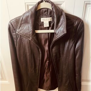 Jones New York leather jacket.